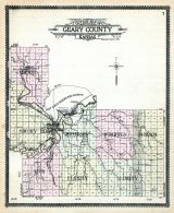 Geary County Outline Map, Geary County 1909